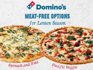 Order Meatless Pizza from Domino's PH for Good Friday and Lent