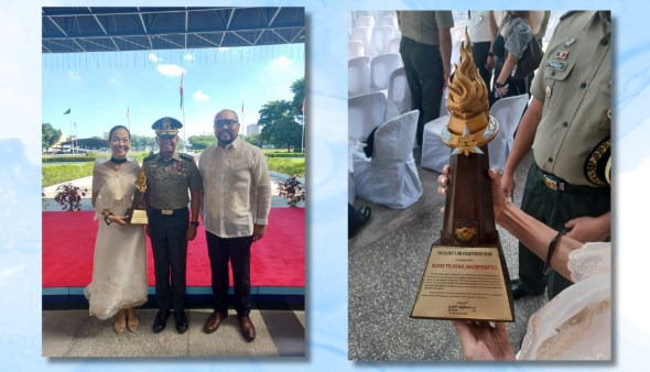 Globe earns AFP's inaugural Golden Flame Partnership Award for advancing mission critical military connectivity infra
